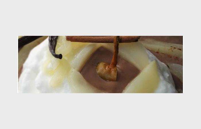 Rgime Dukan (recette minceur) : Poires au blancs d'oeufs et crme de chocolat #dukan https://www.proteinaute.com/recette-poires-au-blancs-d-oeufs-et-creme-de-chocolat-6483.html