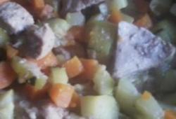 Recette Dukan : Tajine de dindonneau aux courgettes/carottes