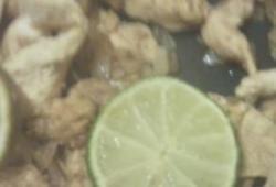 Rgime Dukan, la recette Emincs de poulet au citron vert