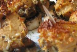 Recette Dukan : Bouche de champignons farcis au poulet