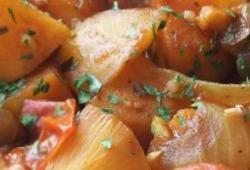 Recette Dukan : Mijot de navets et tomates 