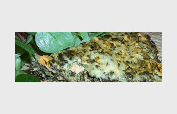Rgime Dukan (recette minceur) : Quiche saumon pinard #dukan https://www.proteinaute.com/recette-quiche-saumon-epinard-7000.html