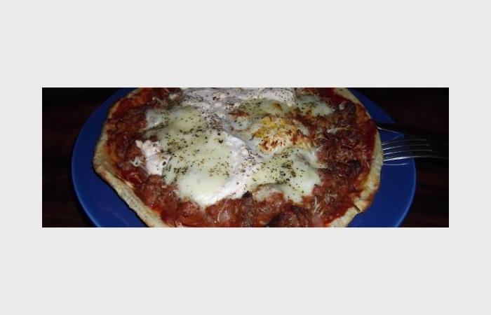 Rgime Dukan (recette minceur) : Pizza gourmande  #dukan https://www.proteinaute.com/recette-pizza-gourmande-7001.html