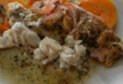 Recette Dukan : Duo de saumon-cabillaud  la butternut