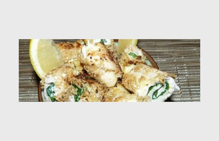 Rgime Dukan (recette minceur) : Maki de poulet pans aux pinards (recette japonaise sasami no shiso maki katsu) #dukan https://www.proteinaute.com/recette-maki-de-poulet-panes-aux-epinards-recette-japonaise-sasami-no-shiso-maki-katsu-7065.html
