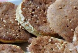 Recette Dukan : Petits pancakes  la fleur d'oranger et graines de ssame