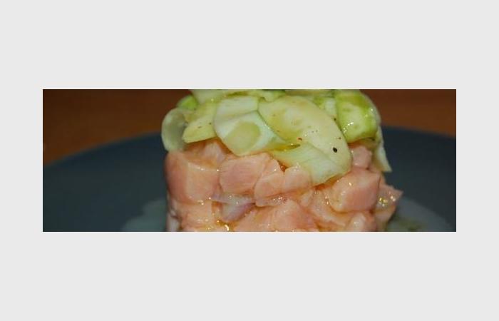 Rgime Dukan (recette minceur) : Tartare de saumon frais  #dukan https://www.proteinaute.com/recette-tartare-de-saumon-frais-7127.html