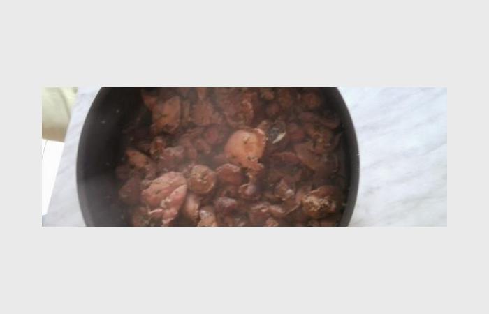 Rgime Dukan (recette minceur) : Pole de gsiers et foies de volaille #dukan https://www.proteinaute.com/recette-poelee-de-gesiers-et-foies-de-volaille-7156.html