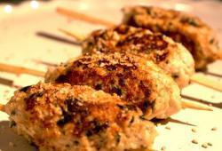 Rgime Dukan, la recette Brochettes de poulet  l'algue nori et gomasio