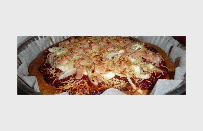 Rgime Dukan (recette minceur) : Pizza Dukan #dukan https://www.proteinaute.com/recette-pizza-dukan-72.html