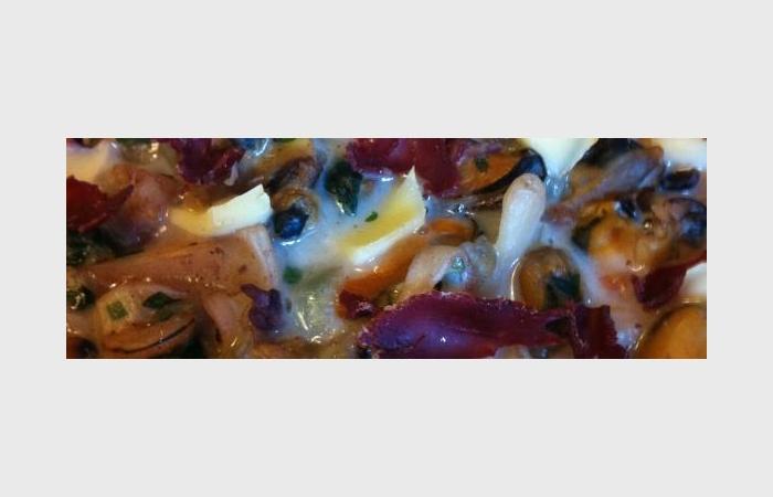 Rgime Dukan (recette minceur) : Gratin de fruits de mer et copeaux de viande des grisons #dukan https://www.proteinaute.com/recette-gratin-de-fruits-de-mer-et-copeaux-de-viande-des-grisons-7234.html
