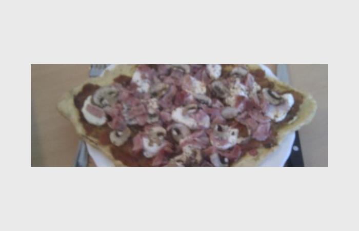 Rgime Dukan (recette minceur) : Pizza improvise sans sons ni tolrs #dukan https://www.proteinaute.com/recette-pizza-improvisee-sans-sons-ni-toleres-7267.html