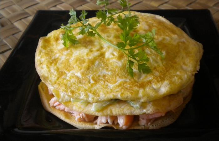 Régime Dukan (recette minceur) : Omelette de Momo au saumon et au poireau #dukan https://www.proteinaute.com/recette-omelette-de-momo-au-saumon-et-au-poireau-7458.html