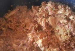 Recette Dukan : Fricasse de poulet / jambon au boulgour