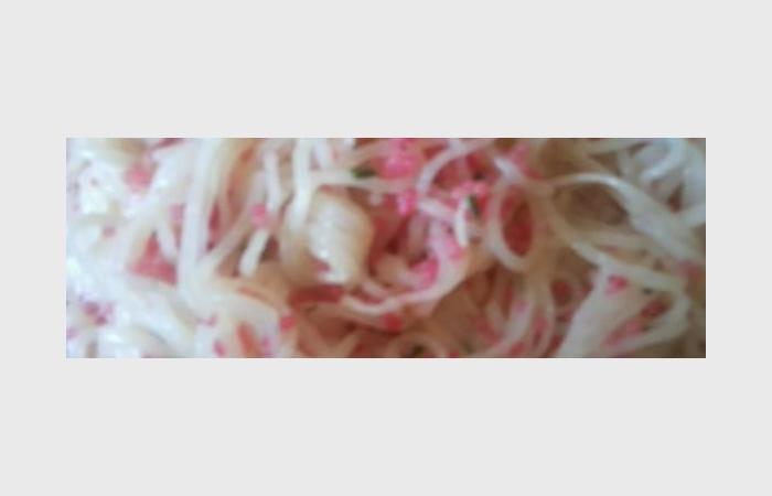 Rgime Dukan (recette minceur) : Konjacs en sauce rose aux oeufs de lumps #dukan https://www.proteinaute.com/recette-konjacs-en-sauce-rose-aux-oeufs-de-lumps-7498.html