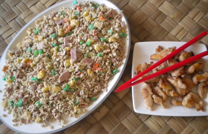 Rgime Dukan (recette minceur) : Tofu faon riz cantonais #dukan https://www.proteinaute.com/recette-tofu-facon-riz-cantonais-7760.html