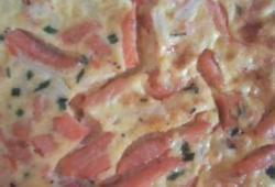 Rgime Dukan, la recette Tarte saumon et  rp de la mer