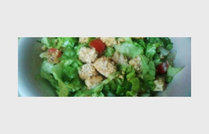 Rgime Dukan (recette minceur) : Salade au tofu #dukan https://www.proteinaute.com/recette-salade-au-tofu-7904.html