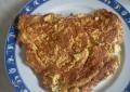 Rgime Dukan, la recette Omelette  l'indienne et au jambon/oignon
