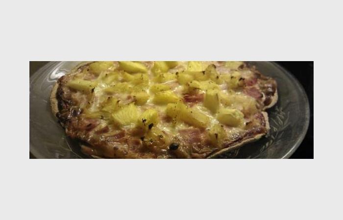 Rgime Dukan (recette minceur) : Pizza fine hawaenne #dukan https://www.proteinaute.com/recette-pizza-fine-hawaienne-8222.html