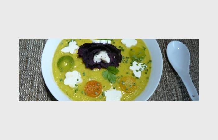 Rgime Dukan (recette minceur) : Velout soyeux aux carottes curry et coriandre   #dukan https://www.proteinaute.com/recette-veloute-soyeux-aux-carottes-curry-et-coriandre-8233.html