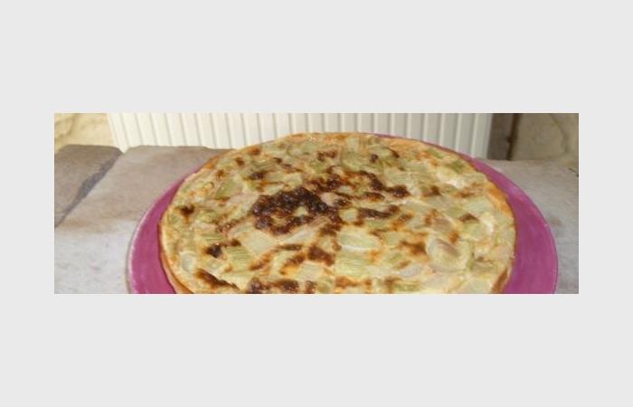 Régime Dukan (recette minceur) : Clafoutis à la rhubarbe #dukan https://www.proteinaute.com/recette-clafoutis-a-la-rhubarbe-8255.html