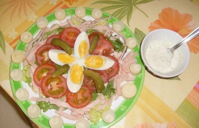 Rgime Dukan (recette minceur) : Salade de ce midi #dukan https://www.proteinaute.com/recette-salade-de-ce-midi-831.html