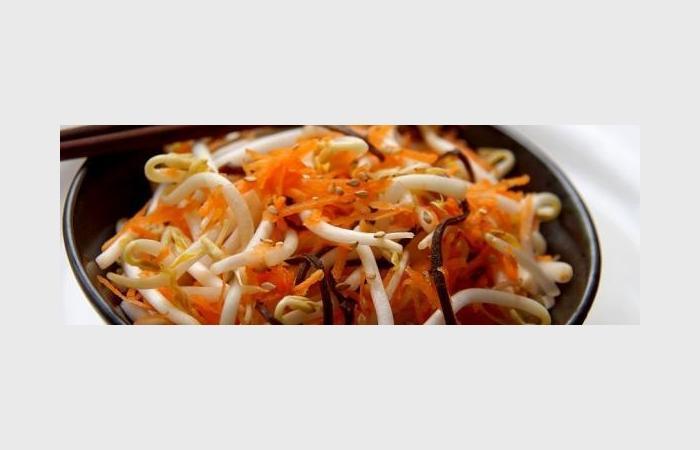 Rgime Dukan (recette minceur) : Salade Sagon (aux pousses de soja) #dukan https://www.proteinaute.com/recette-salade-saigon-aux-pousses-de-soja-8382.html