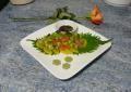 Recette Dukan : Salade japonisante au saumon et oeufs de poissons volants