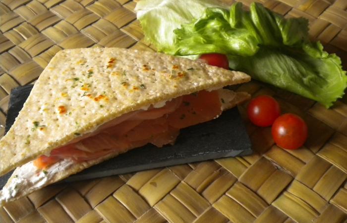 Sandwich nordique au saumon