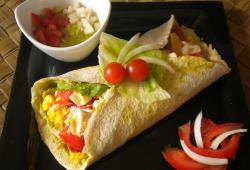 Photo Dukan Salade mexicaine en tortilla 