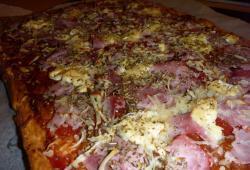 Rgime Dukan, la recette Pizza jambon et fromage