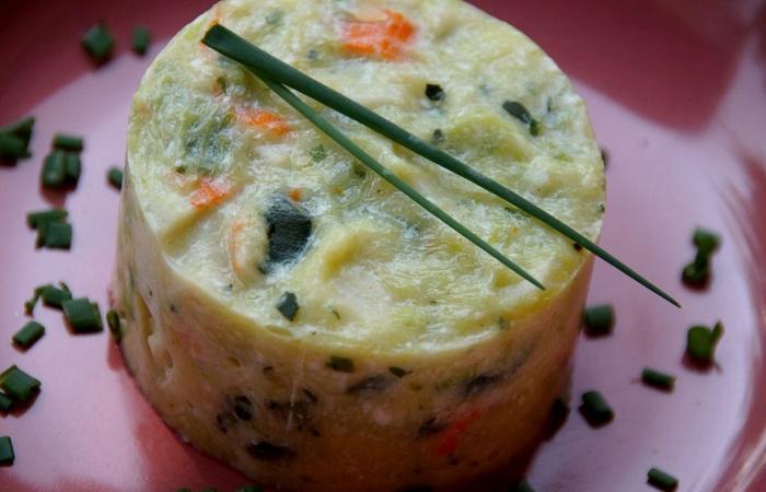 Timbale courgette surimi (sans oeuf)