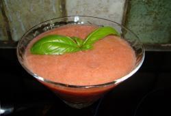 Rgime Dukan, la recette Gaspacho tomate, concombre, basilic