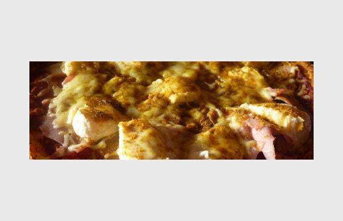 Rgime Dukan (recette minceur) : Pizza Indienne #dukan https://www.proteinaute.com/recette-pizza-indienne-9064.html