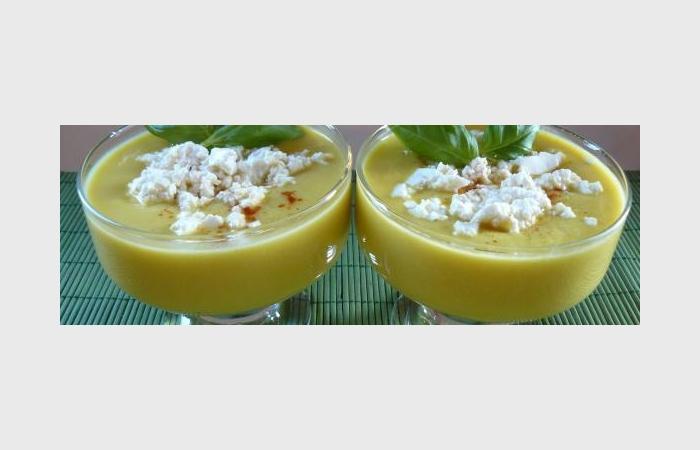 Rgime Dukan (recette minceur) : Gaspacho de courgette jaune #dukan https://www.proteinaute.com/recette-gaspacho-de-courgette-jaune-9104.html