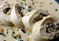 Recette Dukan : Rouls, saltimbocca ou involtini aux champignons et St Pierrellin