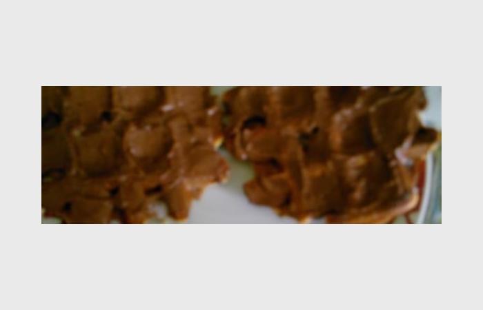 Rgime Dukan (recette minceur) : Gaufres ganache chocolat #dukan https://www.proteinaute.com/recette-gaufres-ganache-chocolat-9132.html