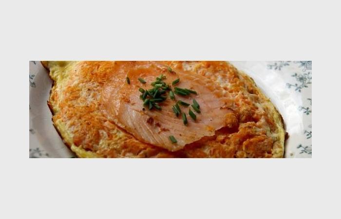 Rgime Dukan (recette minceur) : Omelette  la courge et au saumon  #dukan https://www.proteinaute.com/recette-omelette-a-la-courge-et-au-saumon-9491.html