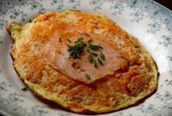 Rgime Dukan, la recette Omelette  la courge et au saumon 