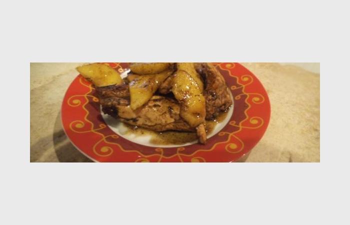 Rgime Dukan (recette minceur) : Escalope de poulet pomme erable  #dukan https://www.proteinaute.com/recette-escalope-de-poulet-pomme-erable-9546.html