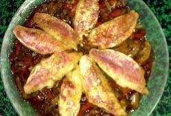 Recette Dukan : Filets de rougets sur lit de poivrons compots