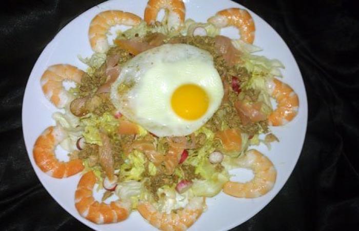 Rgime Dukan (recette minceur) : Salade scandinave #dukan https://www.proteinaute.com/recette-salade-scandinave-9754.html