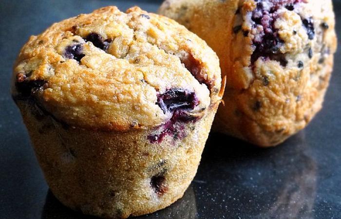 Régime Dukan (recette minceur) : Muffins aux fruits rouges et quinoa #dukan https://www.proteinaute.com/recette-muffins-aux-fruits-rouges-et-quinoa-9804.html