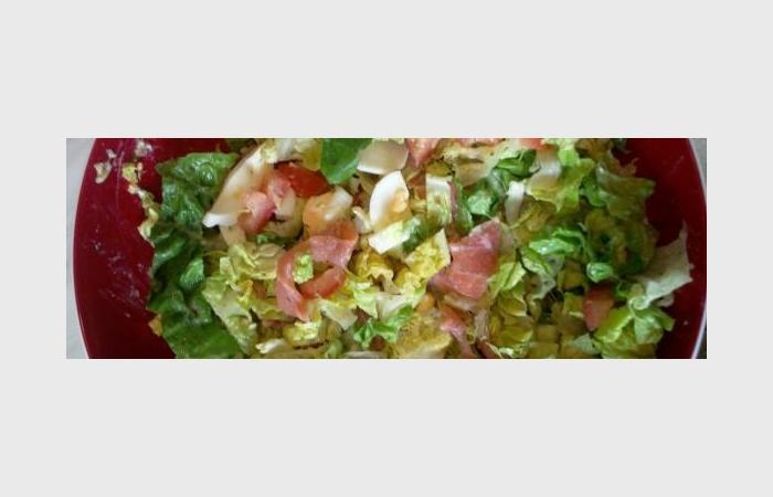 Rgime Dukan (recette minceur) : Salade compose de saumon et radis #dukan https://www.proteinaute.com/recette-salade-composee-de-saumon-et-radis-9830.html
