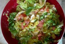 Recette Dukan : Salade compose de saumon et radis
