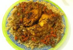 Recette Dukan : Couscous sucr sal au baie de goji et poulet  (recette du maroc couscous tafaya)