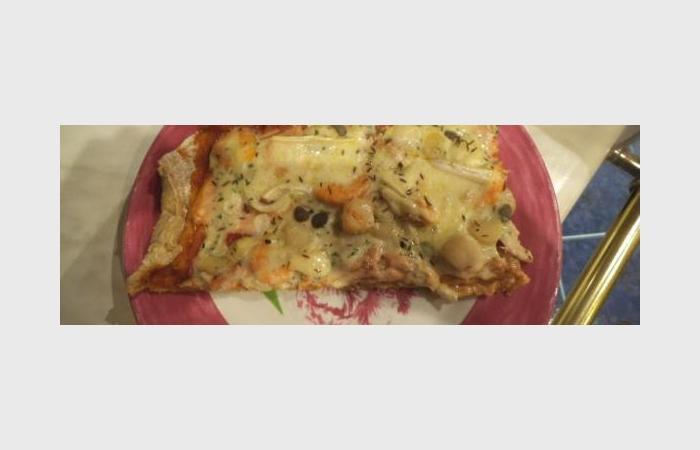 Rgime Dukan (recette minceur) : Pizza restau  #dukan https://www.proteinaute.com/recette-pizza-restau-9889.html