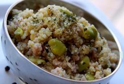 Recette Dukan : Taboul de quinoa aux fves et au crabe