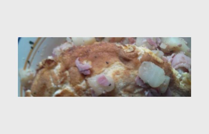Rgime Dukan (recette minceur) : Omelette roule au jambon et petits navets #dukan https://www.proteinaute.com/recette-omelette-roulee-au-jambon-et-petits-navets-9914.html
